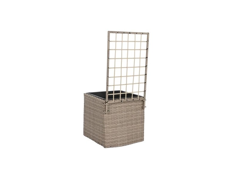 Саксия Home ESPRIT полипропилен Pатан 48 x 52 x 114 cm