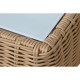 Градински мебели Home ESPRIT Бял Кафяв Бежов Светло кафяв 248 x 85 x 80 cm 222 x 85 x 80 cm (4 Части)