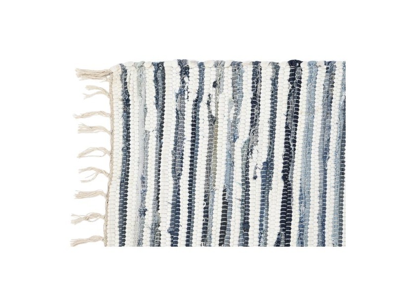 Килим Home ESPRIT Син Бял 160 x 230 x 0,5 cm
