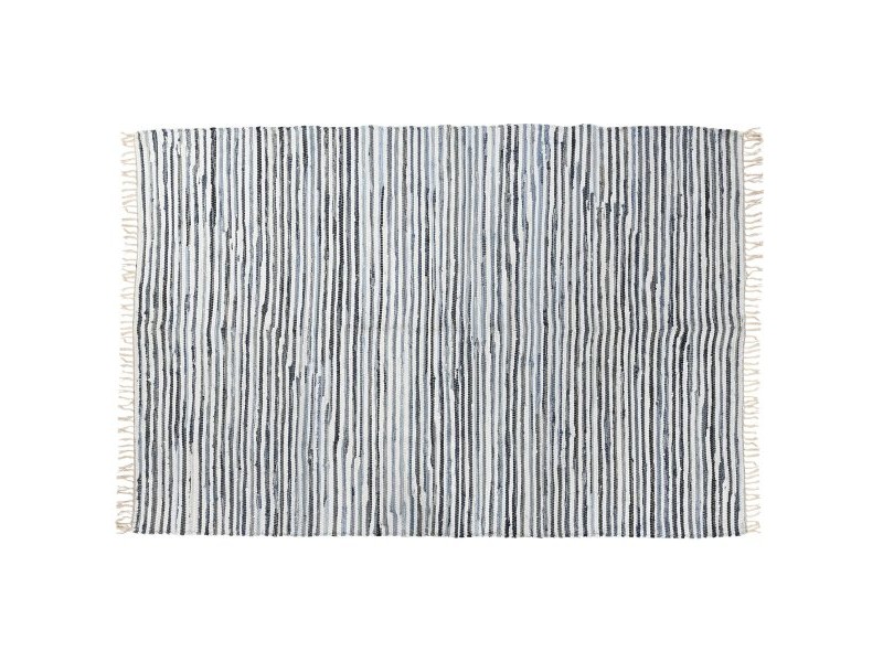 Килим Home ESPRIT Син Бял 160 x 230 x 0,5 cm