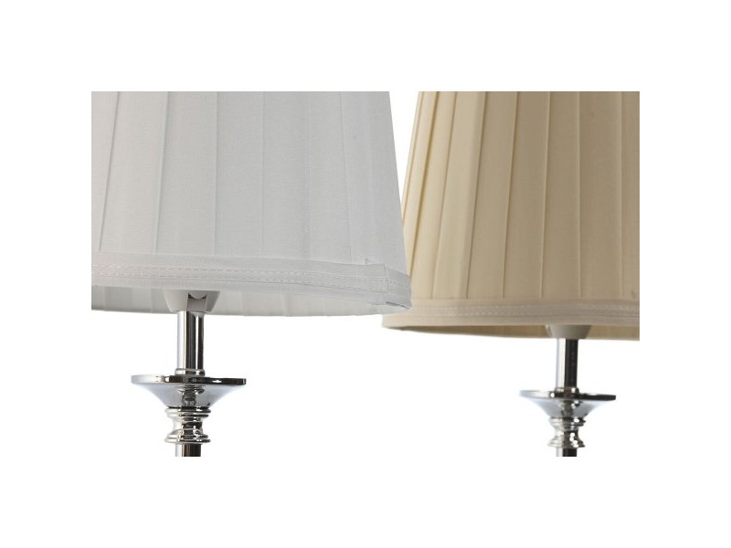 Настолна лампа Home ESPRIT Бял Бежов Метал 25 W 220 V 20 x 20 x 46 cm (2 броя)
