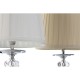 Настолна лампа Home ESPRIT Бял Бежов Метал 25 W 220 V 22 x 22 x 45 cm (2 броя)