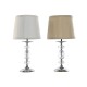 Настолна лампа Home ESPRIT Бял Бежов Метал 25 W 220 V 22 x 22 x 45 cm (2 броя) Настолна лампа Home ESPRIT Бял Бежов Метал 25 W 220 V 22 x 22 x 45 cm (2 броя)