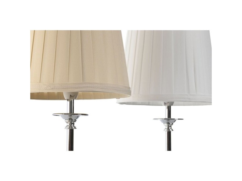 Настолна лампа Home ESPRIT Бял Бежов Метал 25 W 220 V 20 x 20 x 43 cm (2 броя)
