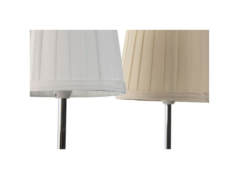 Настолна лампа Home ESPRIT Бял Бежов Метал Порцелан 20 W 220 V 17,5 x 17,5 x 35 cm (2 броя) Настолна лампа Home ESPRIT Бял Бежов Метал Порцелан 20 W 220 V 17,5 x 17,5 x 35 cm (2 броя)