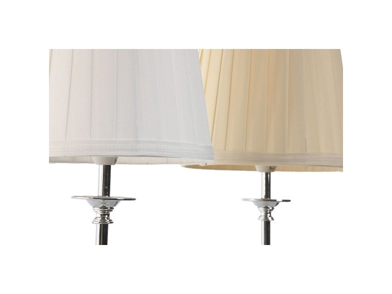 Настолна лампа Home ESPRIT Бял Бежов Метал Порцелан 25 W 220 V 20 x 20 x 44 cm (2 броя)