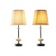 Настолна лампа Home ESPRIT Бял Бежов Метал Порцелан 25 W 220 V 20 x 20 x 44 cm (2 броя) Настолна лампа Home ESPRIT Бял Бежов Метал Порцелан 25 W 220 V 20 x 20 x 44 cm (2 броя)