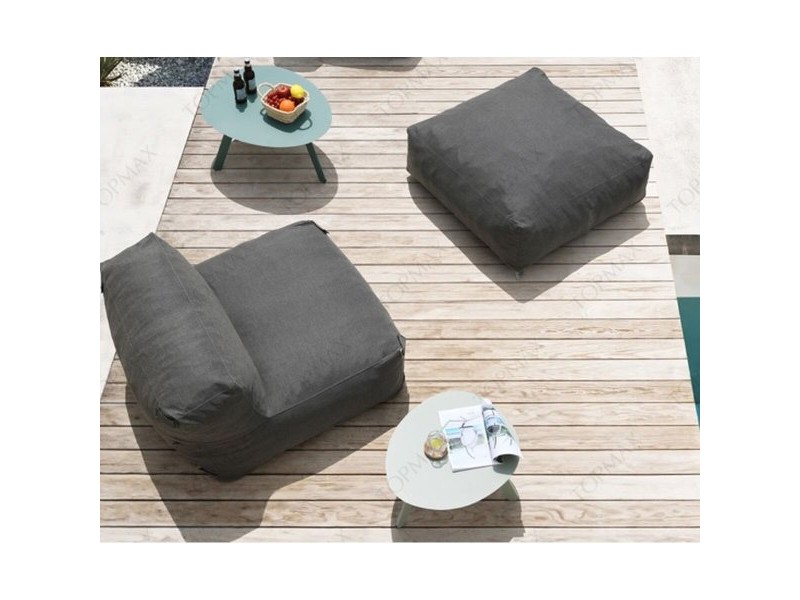 Градинско кресло Home ESPRIT Сив 90 x 87 x 65 cm