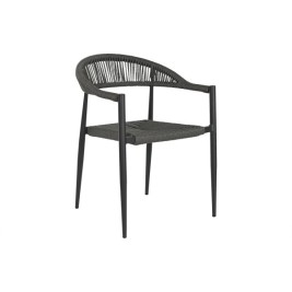 Aiatool Home ESPRIT Черен Тъмно сив Алуминий Pатан 56 x 60 x 78 cm