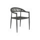 Aiatool Home ESPRIT Черен Тъмно сив Алуминий Pатан 56 x 60 x 78 cm Aiatool Home ESPRIT Черен Тъмно сив Алуминий Pатан 56 x 60 x 78 cm