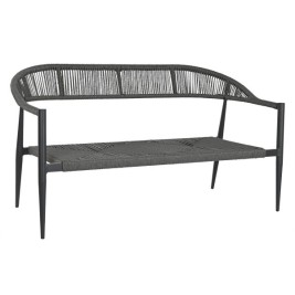 Градински диван Home ESPRIT Алуминий 131 x 55 x 76 cm