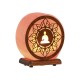 Настолна лампа Home ESPRIT Кафяв Розов Сол Дърво манго 15 W 220 V 16 x 7 x 18 cm