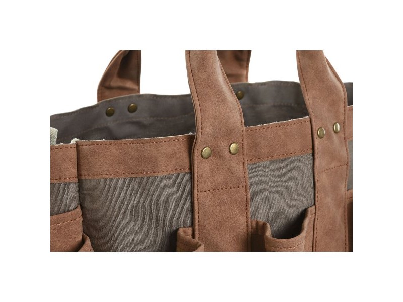 Поставки за инструменти Home ESPRIT Чанта Градина Кафяв 47 x 18 x 27 cm
