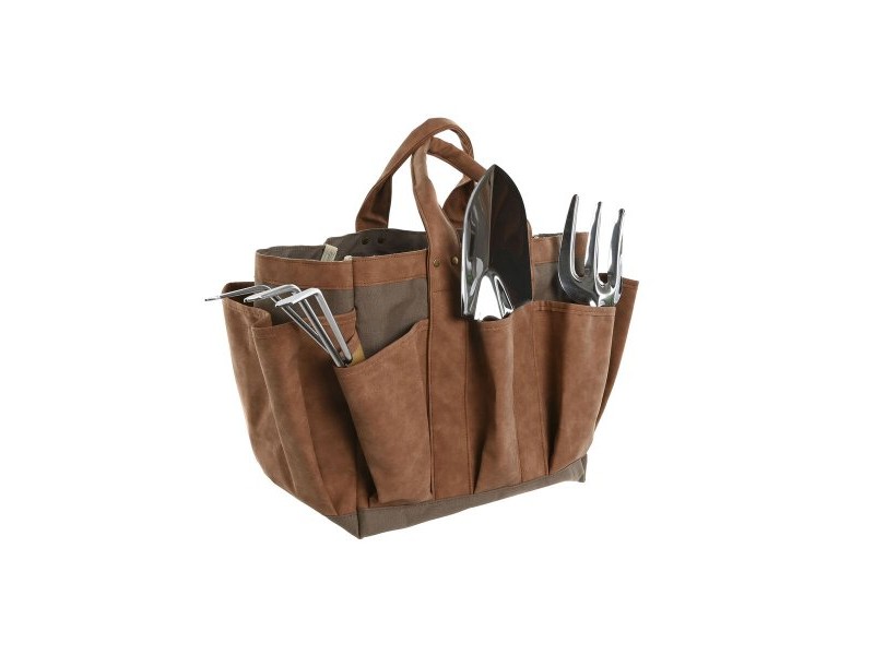 Поставки за инструменти Home ESPRIT Чанта Градина Кафяв 47 x 18 x 27 cm