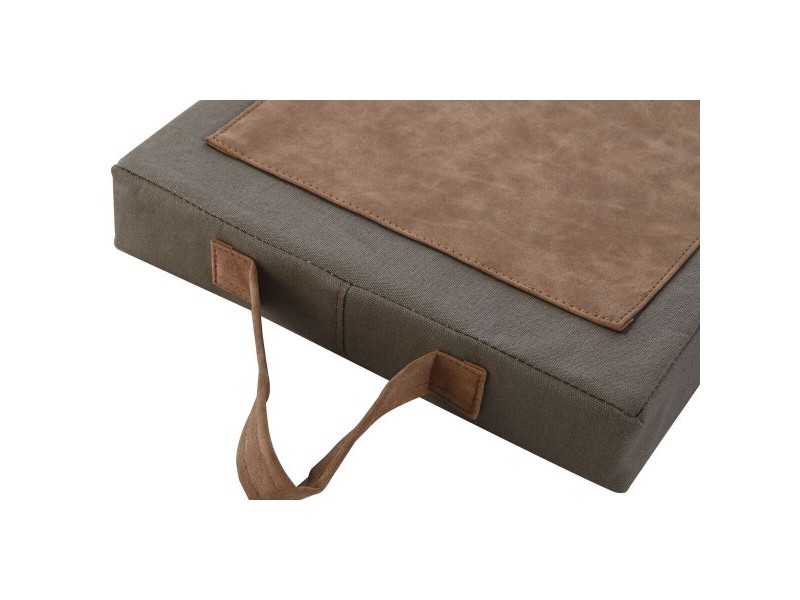 Floor cushion Home ESPRIT Кафяв Памук полиестер 40 x 25 x 4 cm