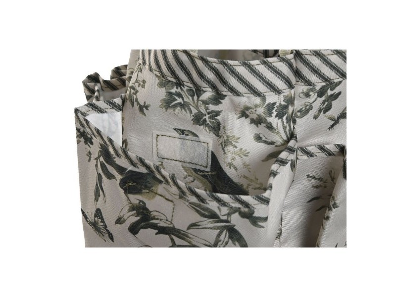 Поставки за инструменти Home ESPRIT Градина Кошница Зелен Бежов 47 x 18 x 27 cm