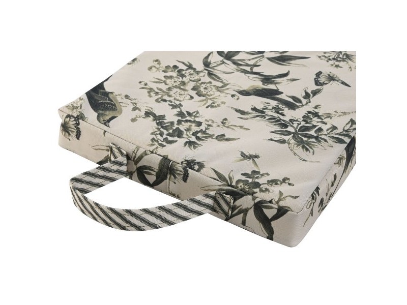 Floor cushion Home ESPRIT Зелен Бежов Памук полиестер 40 x 25 x 4 cm