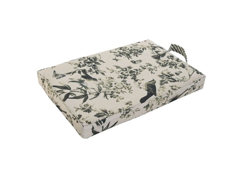 Floor cushion Home ESPRIT Зелен Бежов Памук полиестер 40 x 25 x 4 cm