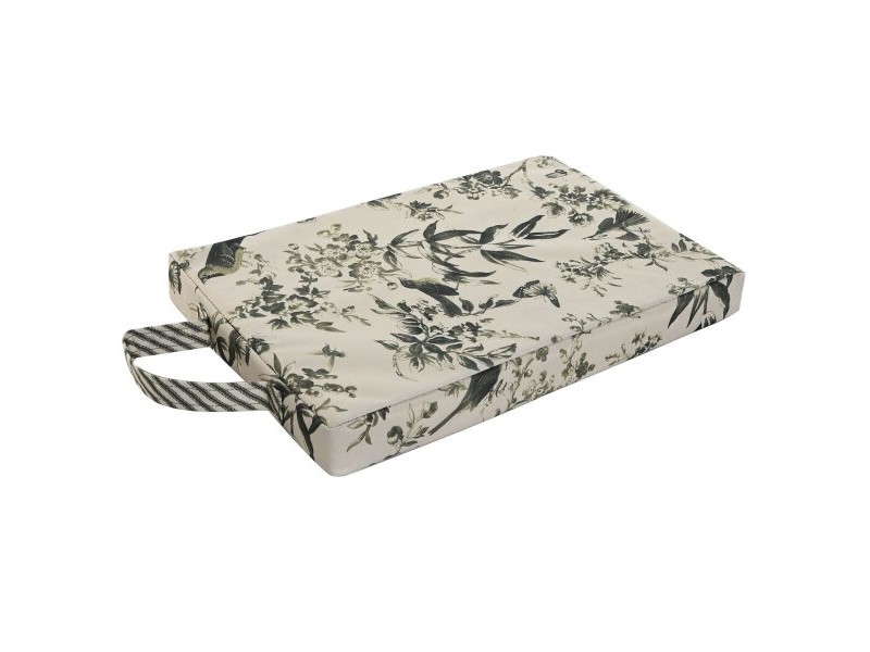 Floor cushion Home ESPRIT Зелен Бежов Памук полиестер 40 x 25 x 4 cm
