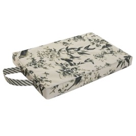 Floor cushion Home ESPRIT Зелен Бежов Памук полиестер 40 x 25 x 4 cm