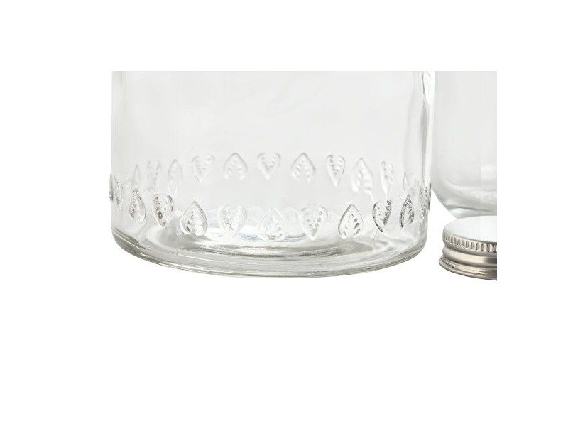 Бутилка за вода Home ESPRIT Прозрачен Кристал 240 ml 1 L Бутилка за вода Home ESPRIT Прозрачен Кристал 240 ml 1 L