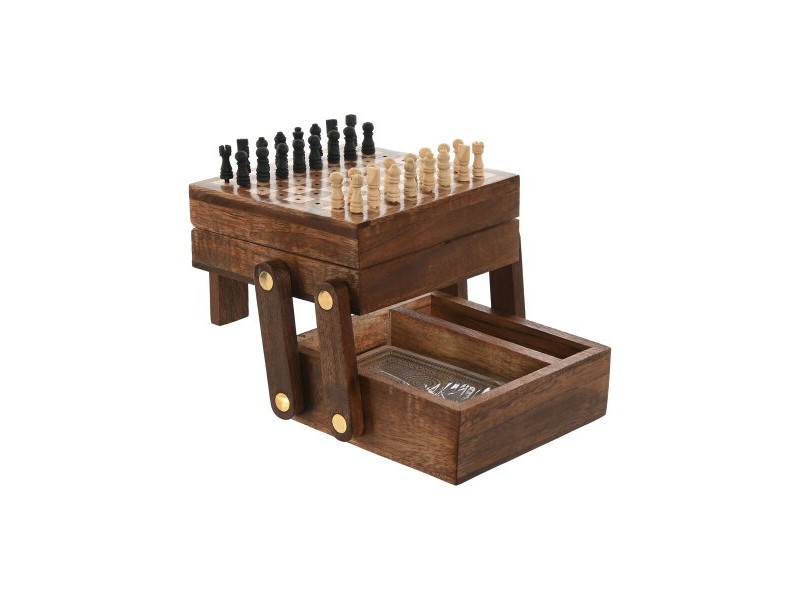 Игри Home ESPRIT Дървен 13 x 12 x 8 cm