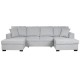 Разтегателен диван Home ESPRIT Сив Модерен 298 x 154 x 92 cm