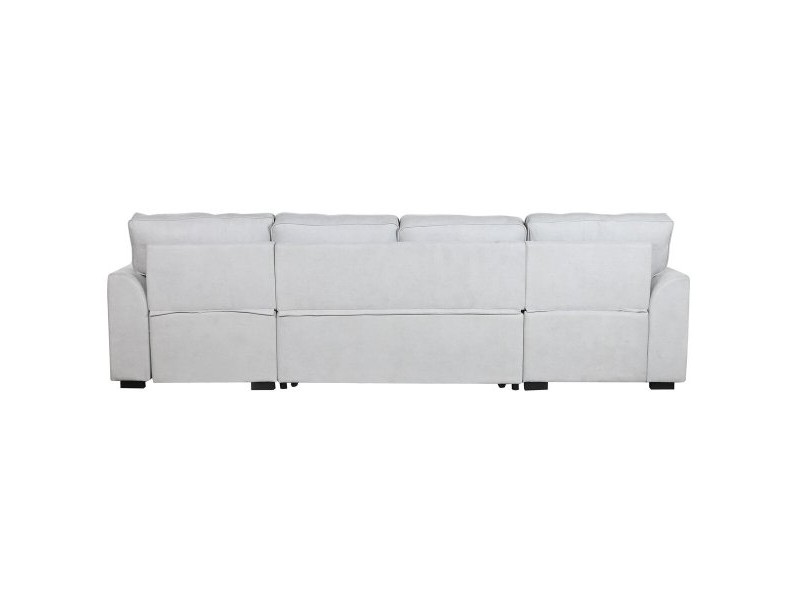 Разтегателен диван Home ESPRIT Сив Модерен 298 x 154 x 92 cm