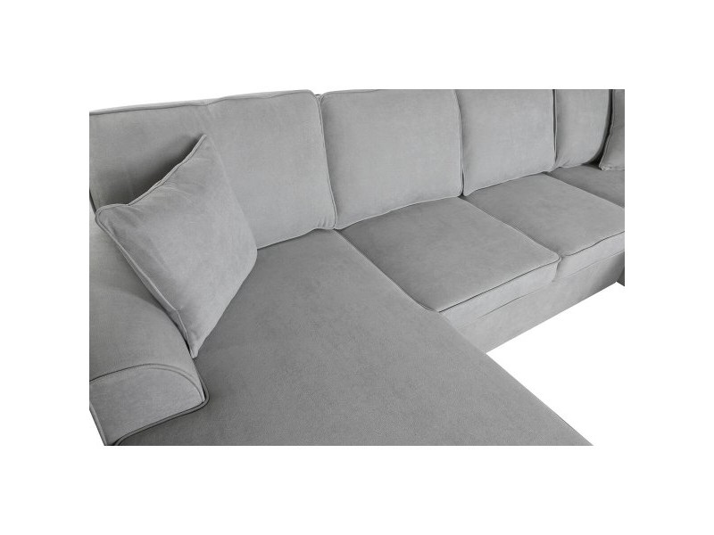 Разтегателен диван Home ESPRIT Сив Модерен 298 x 154 x 92 cm