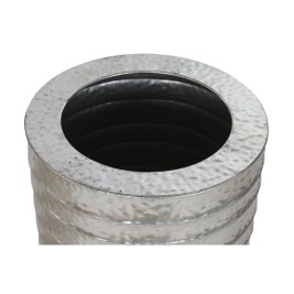 Комплект саксии Home ESPRIT Сребрист Метал 51 x 51 x 123 cm