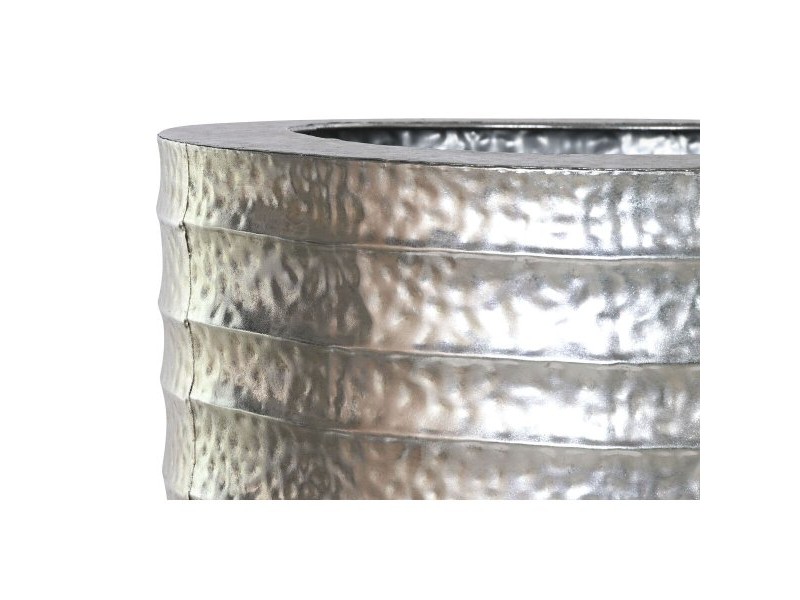 Комплект саксии Home ESPRIT Сребрист Метал 51 x 51 x 123 cm