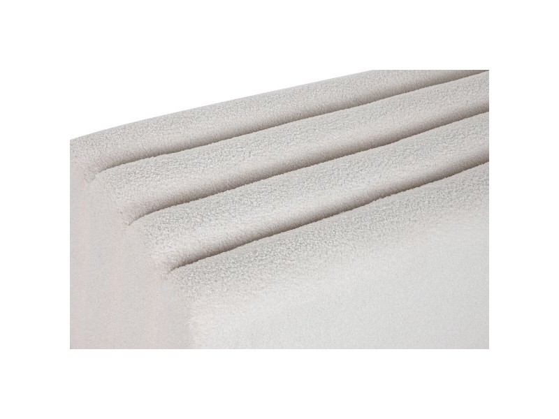 Табуретка Home ESPRIT Бял полиестер Дървен MDF 100 x 45 x 43 cm