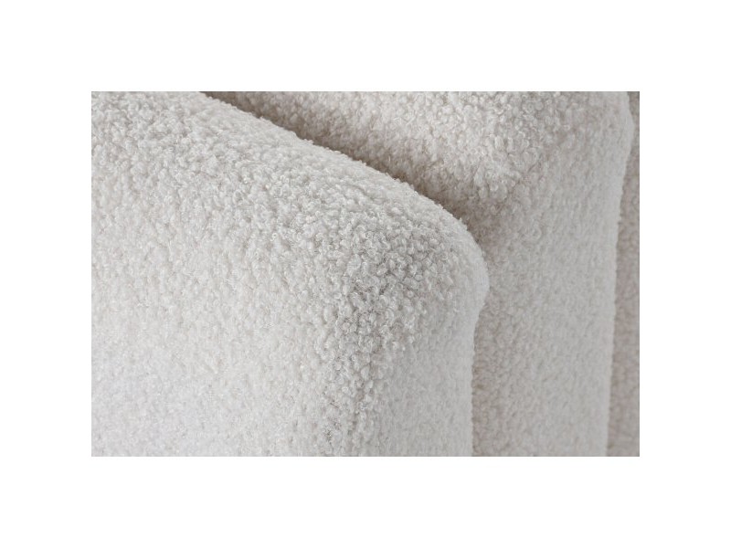 Табуретка Home ESPRIT Бял полиестер Дървен MDF 100 x 45 x 43 cm
