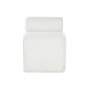 Табуретка Home ESPRIT Бял полиестер Дървен MDF 48 x 69 x 63 cm