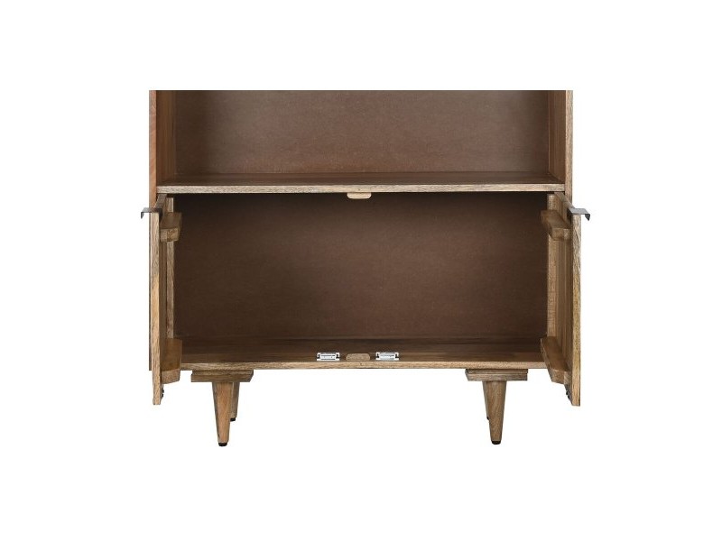 Лавица Home ESPRIT Бял Дърво манго 90 x 35 x 168 cm