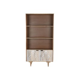 Лавица Home ESPRIT Бял Дърво манго 90 x 35 x 168 cm