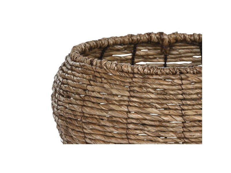 Комплект саксии Home ESPRIT Кафяв Метал влакно 41 x 41 x 32 cm