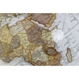 Глобус Home ESPRIT Кафяв PVC Дърво манго 27 x 25 x 55 cm
