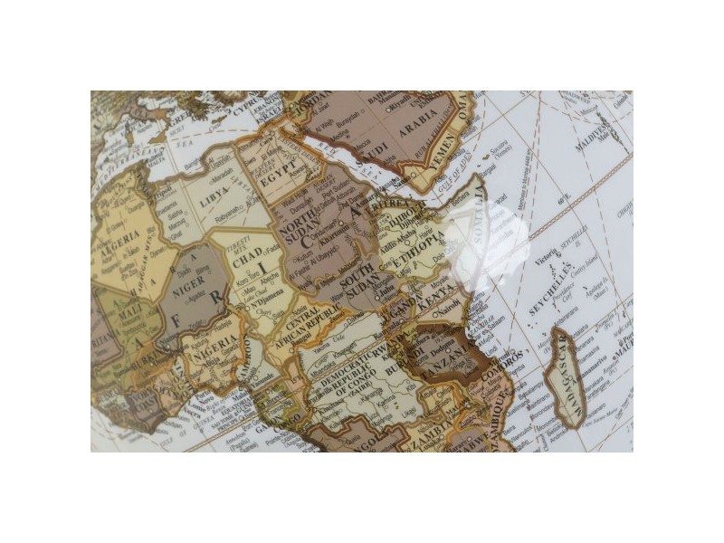 Глобус Home ESPRIT Кафяв PVC Дърво манго 27 x 25 x 55 cm Глобус Home ESPRIT Кафяв PVC Дърво манго 27 x 25 x 55 cm
