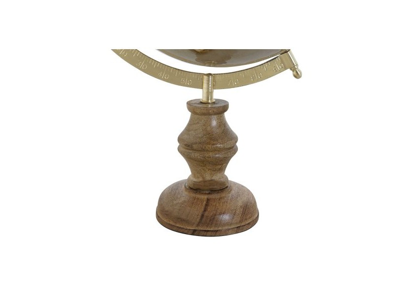 Глобус Home ESPRIT Кафяв PVC Дърво манго 27 x 25 x 43 cm