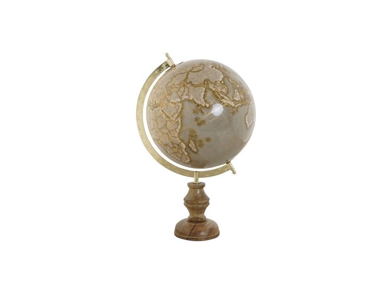 Глобус Home ESPRIT Кафяв PVC Дърво манго 27 x 25 x 43 cm