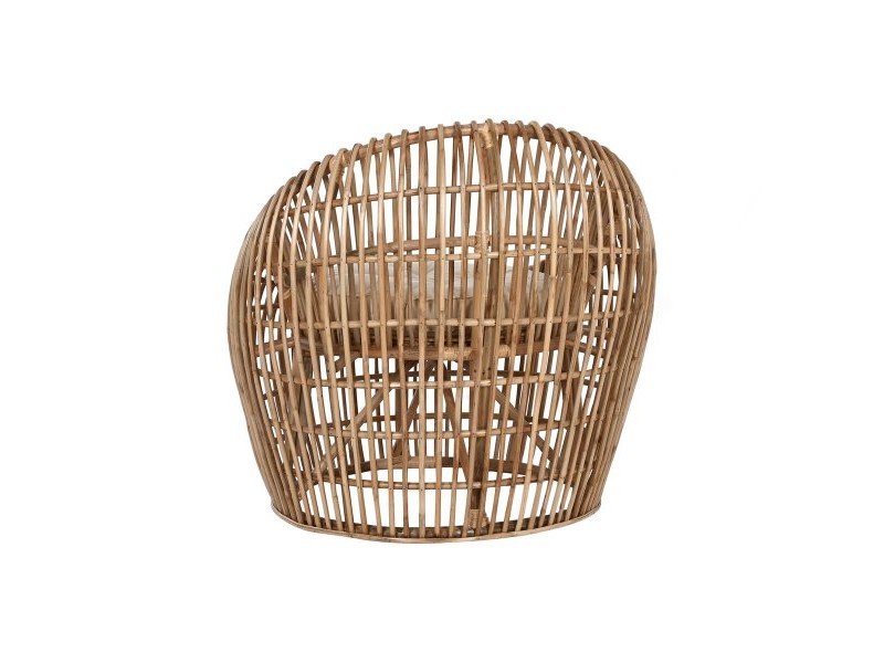 Aiatool Home ESPRIT Бамбук Pатан 70 x 70 x 74 cm
