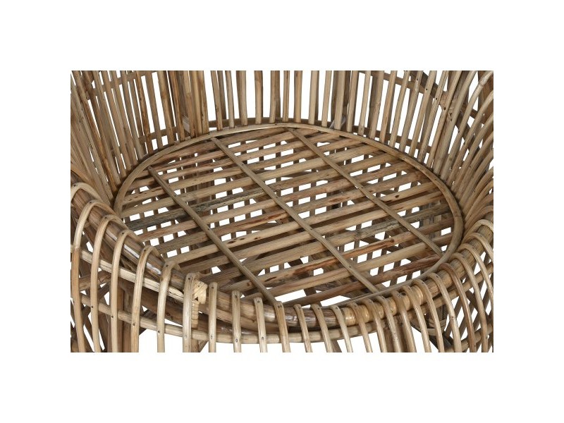 Aiatool Home ESPRIT Бамбук Pатан 70 x 70 x 74 cm