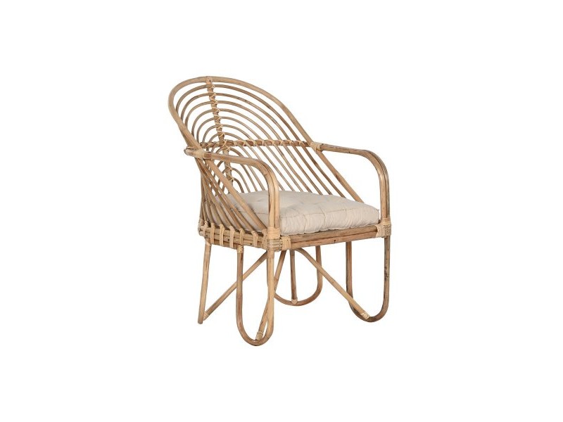 Aiatool Home ESPRIT Бамбук Pатан 58 x 61 x 87 cm