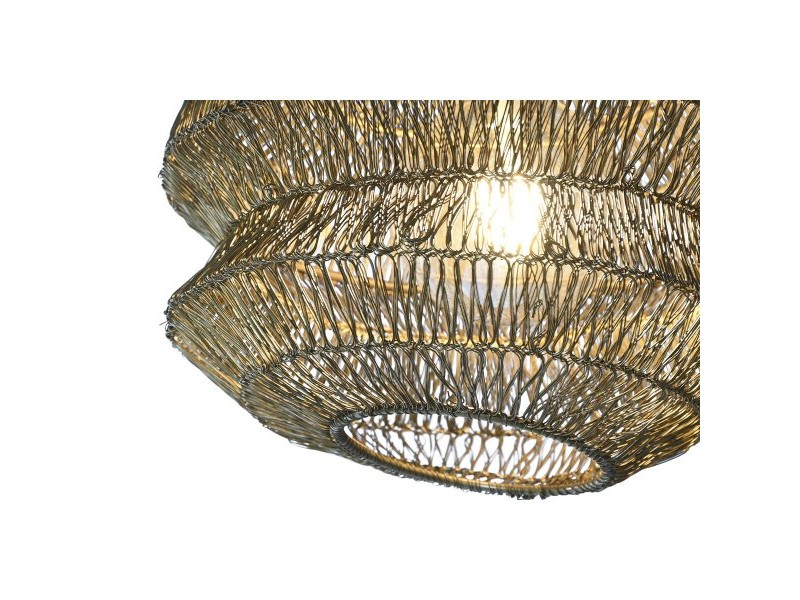 Полилей Home ESPRIT Златен Метал Желязо 50 W 26 x 26 x 24 cm