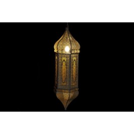 Полилей Home ESPRIT Бял Златен Метал 40 W 27 x 27 x 91 cm