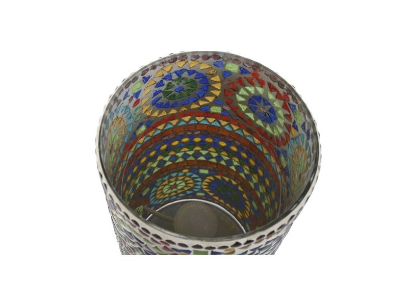 Настолна лампа Home ESPRIT Многоцветен Кристал 25 W 220 V 15 x 15 x 30 cm (2 броя)