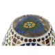 Настолна лампа Home ESPRIT Многоцветен Алуминий Кристал 220 V 13 x 13 x 17 cm (2 броя)