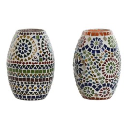 Настолна лампа Home ESPRIT Многоцветен Алуминий Кристал 220 V 14 x 14 x 19 cm (2 броя)
