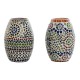 Настолна лампа Home ESPRIT Многоцветен Алуминий Кристал 220 V 14 x 14 x 19 cm (2 броя)